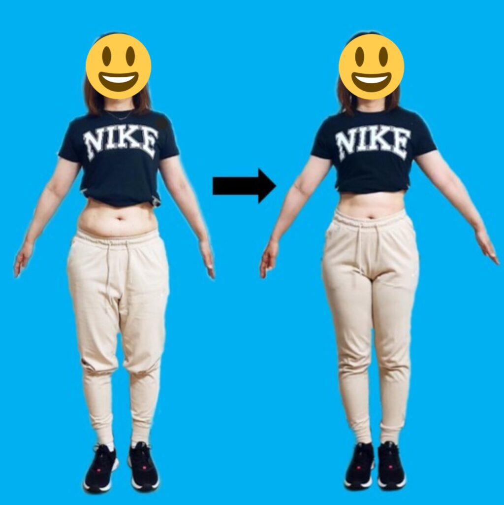 ゆっくりダイエット、ビフォーアフター1