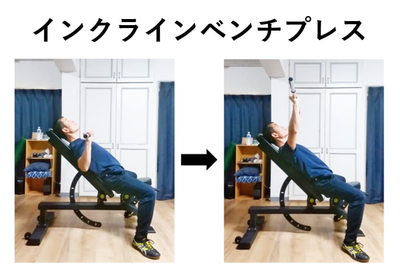 インクラインベンチプレスの紹介