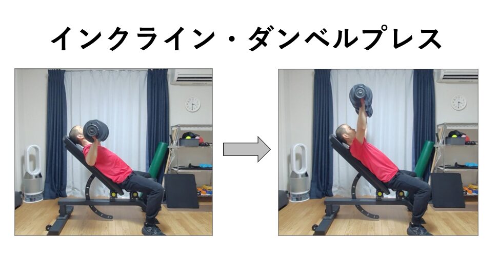 インクラインダンベルプレスの紹介